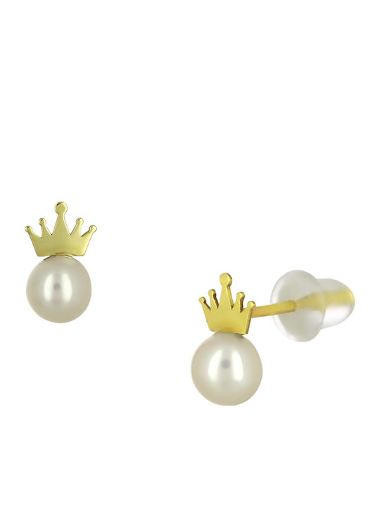 Hypoallergenic Gold 9K Studs Crowns Hypoallergenic Gold 9K Studs Crowns