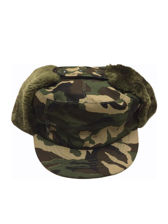 Afoi Giannakopouloi Fabric Men's Hat Black