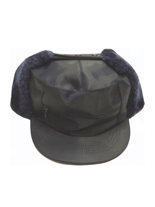 Afoi Giannakopouloi Fabric Men's Hat Black