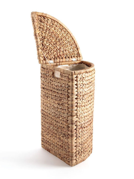 La Redoute Interieurs Wäschekorb Korbweide mit Deckel Beige
