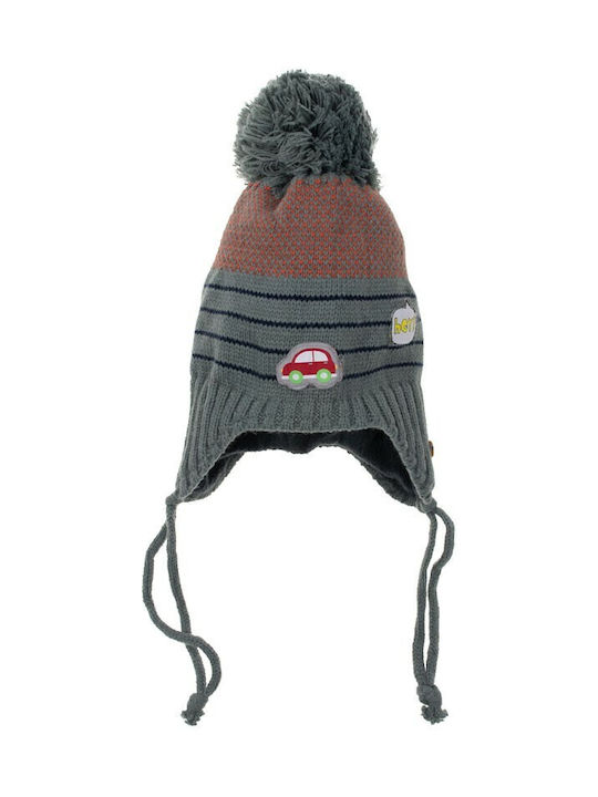 Kids Beanie Knitted Light Blue