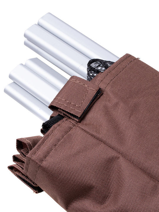 Coș De Rufe Tesătură Pliabil 130lt 65x37x61cm Maro