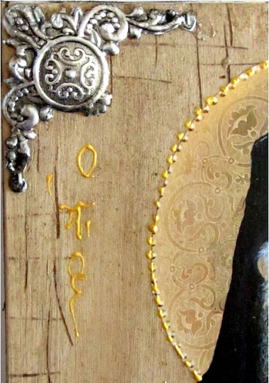 IconsGR Image St. Paisios Wooden 21x30cm