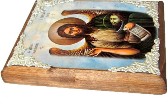 IconsGR Εικόνα Ιωάννης ο Πρόδρομος Ξύλινη 11x15εκ.