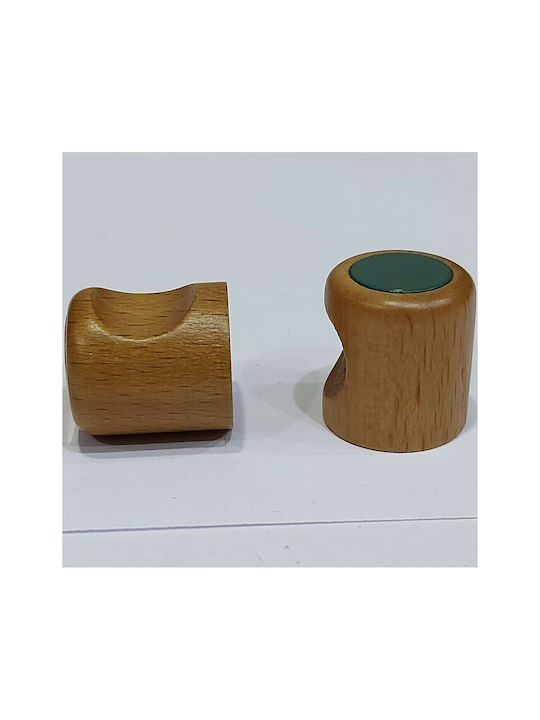 ACM Kids Knob Furniture made of Wooden & Metallic & Zamak in Green Color 4034-PRA1 1pcs