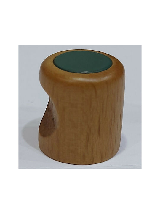 ACM Kids Knob Furniture made of Wooden & Metallic & Zamak in Green Color 4034-PRA1 1pcs