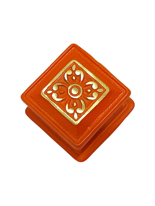 Knopf Möbelgriff aus Metallisch in Orange Farbe 11041-BRZ2 1Stück