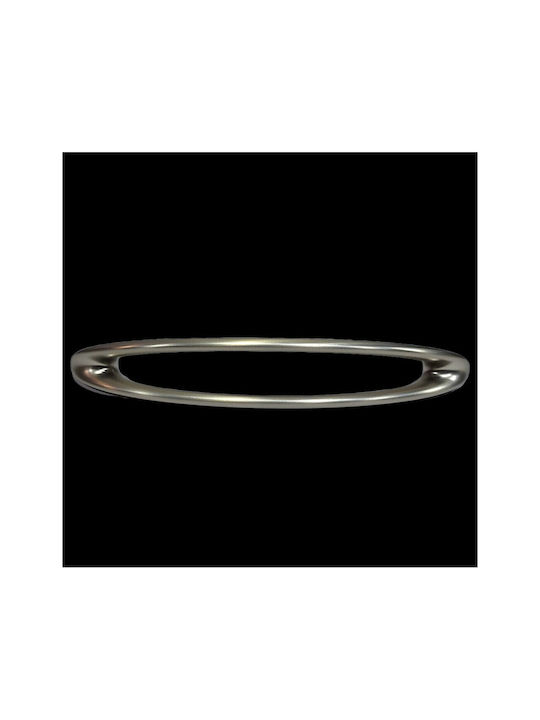 Furnipart Mâner Mobilier din Metal & Zamak în Culoare Argintiu 185mm (Distanța între Centre 160mm) 7536-160-G1 1buc
