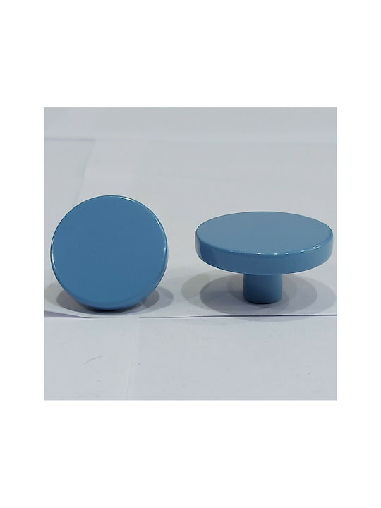 Knob Furniture made of Metallic & Zamak in Light Blue Color 11113-20A1 1pcs