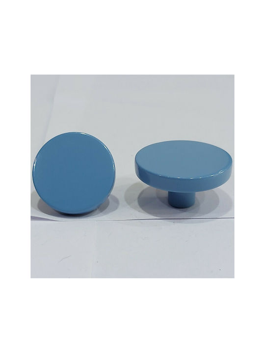 Knob Furniture made of Metallic & Zamak in Light Blue Color 11113-20A1 1pcs