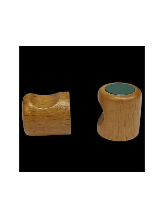 ACM Kids Knob Furniture made of Wooden & Metallic & Zamak in Green Color 4034-PRA1 1pcs