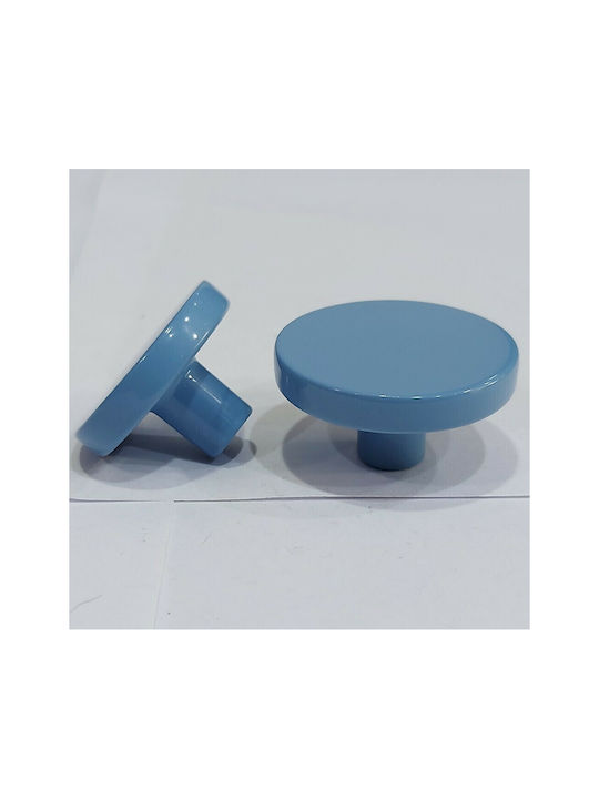 Knob Furniture made of Metallic & Zamak in Light Blue Color 11113-20A1 1pcs