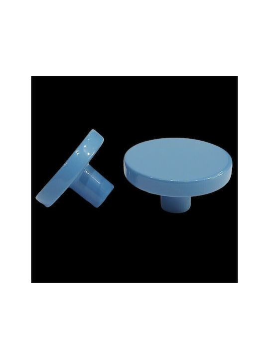 Knob Furniture made of Metallic & Zamak in Light Blue Color 11113-20A1 1pcs