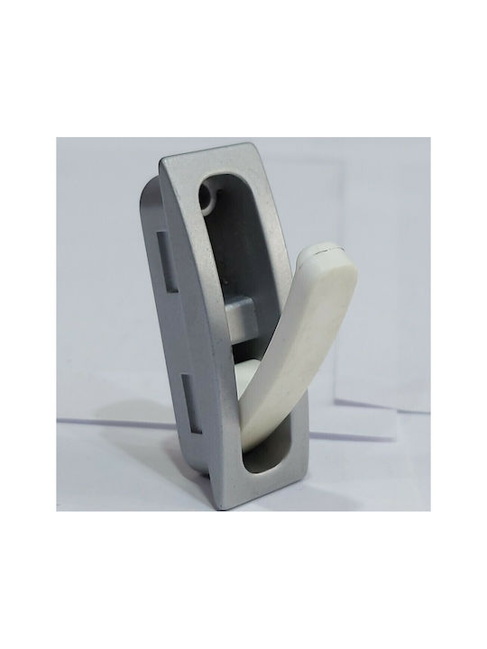 Pamar Buton Mobilier din Zamak & Plastic & Metal în Culoare Alb 0721-000-LEF1 1buc