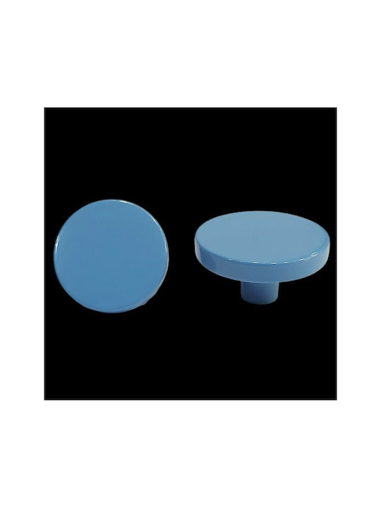 Knob Furniture made of Metallic & Zamak in Light Blue Color 11113-20A1 1pcs
