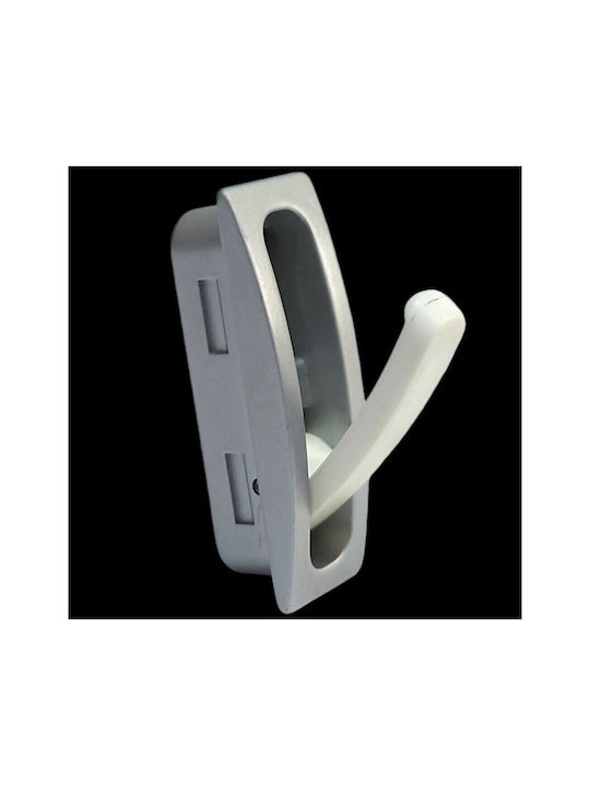 Pamar Buton Mobilier din Zamak & Plastic & Metal în Culoare Alb 0721-000-LEF1 1buc
