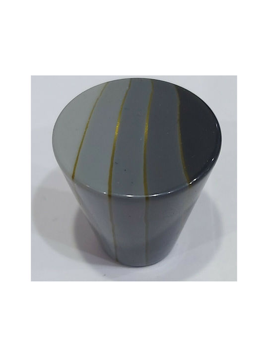 ACM Knob Furniture made of Acrylic Resin in Gray Color 6029-O3N1 1pcs