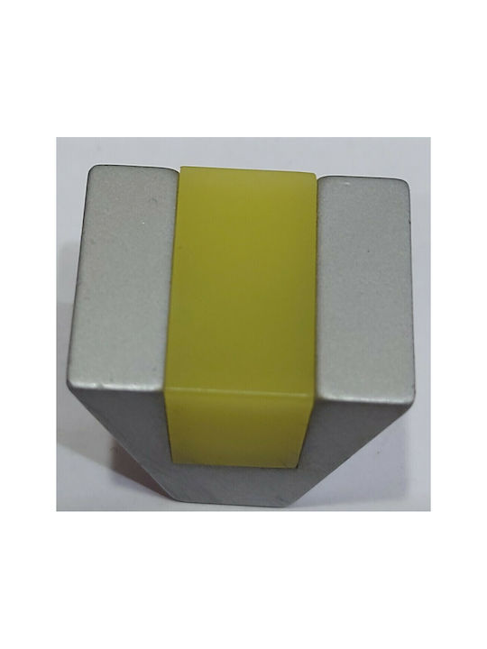 Pamar Copii Buton Mobilier din Plastic & Zamak & Metal în Culoare Galben 0373-000-KIT1 1buc