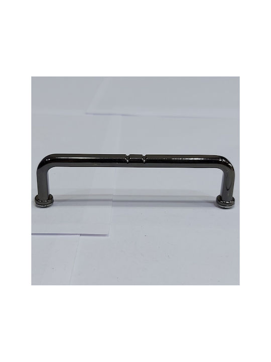 Handle Furniture made of Metallic in Black Color 110mm (Center Distance 96mm) 11086-096-MAY 1pcs