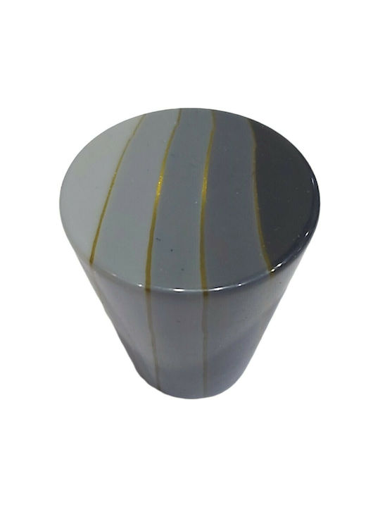 ACM Knob Furniture made of Acrylic Resin in Gray Color 6029-O3N1 1pcs