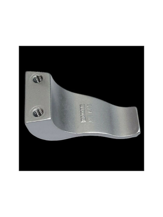 Pamar Buton Mobilier Mânere de mobilier din Metal & Zamak în Culoare Argintiu 42mm (Distanța între Centre 16mm) 0643-016-10C1 1buc