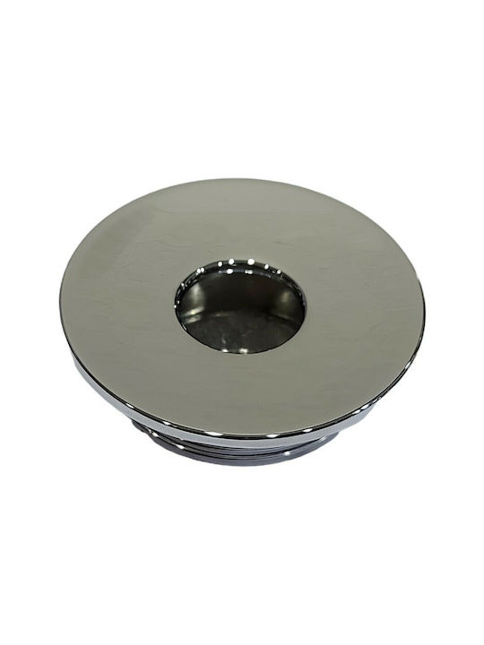 Furnipart Buton Mobilier Mânere de mobilier din Metal & Zamak în Culoare Argintiu 7224-INO1 1buc