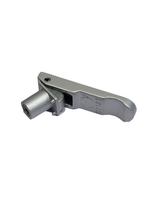 Pamar Buton Mobilier din Zamak & Metal în Culoare Argintiu 0181-000-10C1 1buc