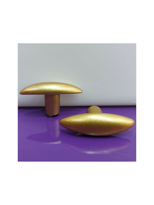Knob Furniture made of Zamak & Metallic in Gold Color 0901-20A1 1pcs