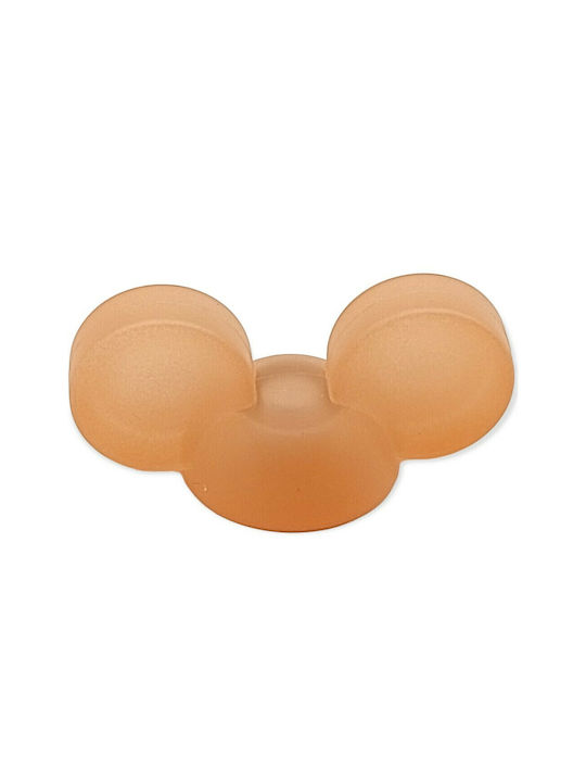 Copii Buton Mobilier din Plastic în Culoare Portocaliu 0815-POR1 1buc