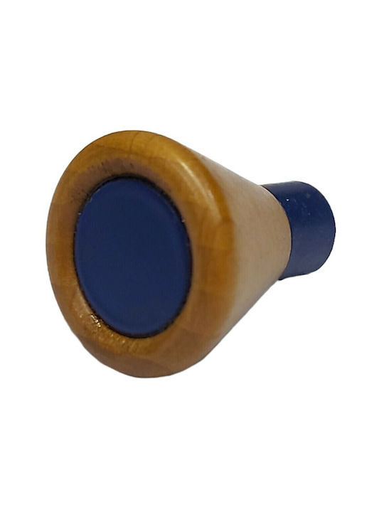 Kids Knob Furniture made of Wooden & Metallic & Zamak in Blue Color 0239-BLE1 1pcs