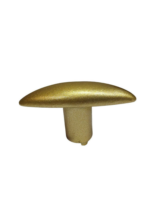 Knob Furniture made of Zamak & Metallic in Gold Color 0901-20A1 1pcs