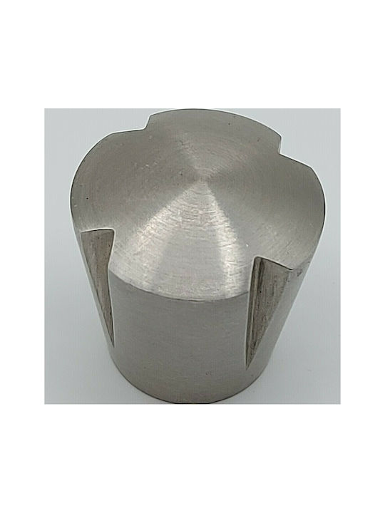 Furnipart Buton Mobilier din Metal & Zamak în Culoare Argintiu 7235-00G1 1buc
