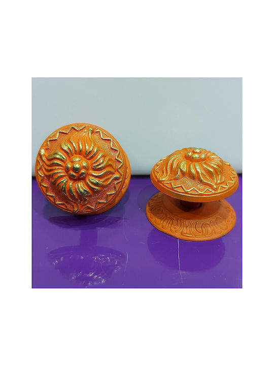 Knob Furniture made of Metallic in Orange Color 11044-BRZ2 1pcs