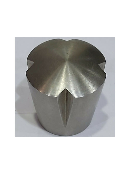 Furnipart Buton Mobilier din Metal & Zamak în Culoare Argintiu 7235-00G1 1buc