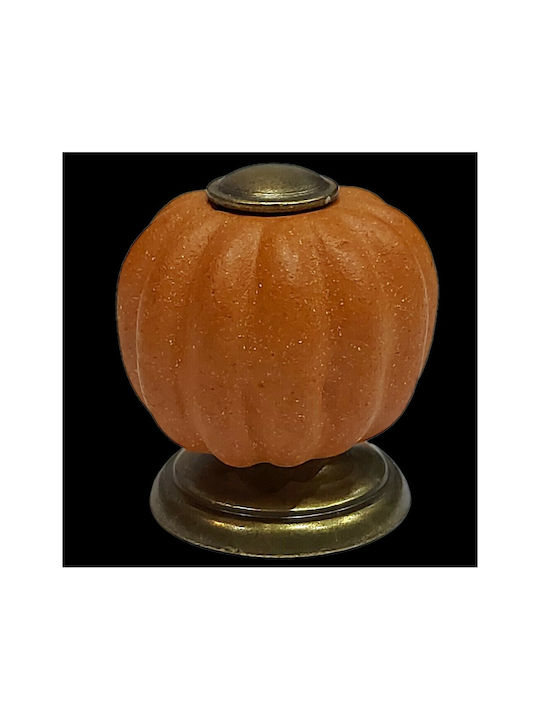 Nesu Antique Knob Furniture made of Ceramic & Metallic & Zamak in Orange Color 11173-MAU1 1pcs