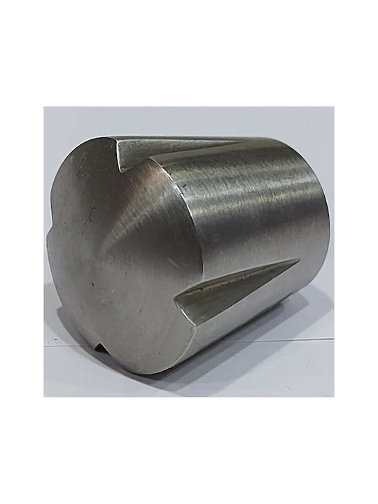 Furnipart Buton Mobilier din Metal & Zamak în Culoare Argintiu 7235-00G1 1buc