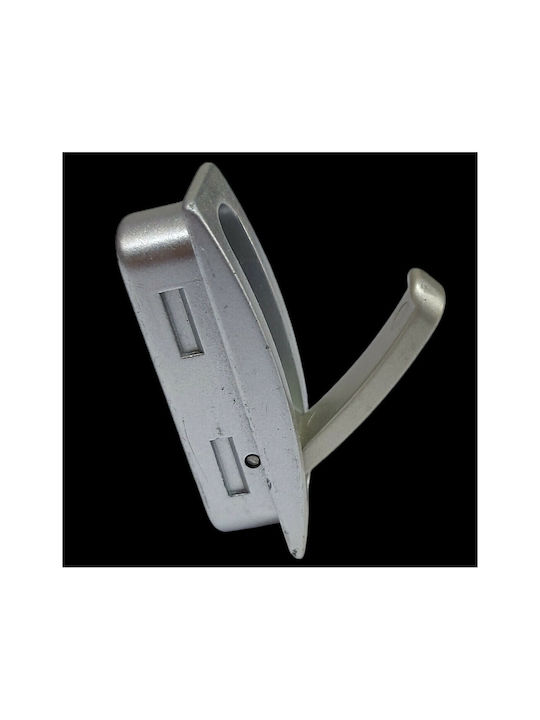 Pamar Buton Mobilier Mânere de mobilier din Zamak & Metal în Culoare Argintiu 0721-000-12B1 1buc