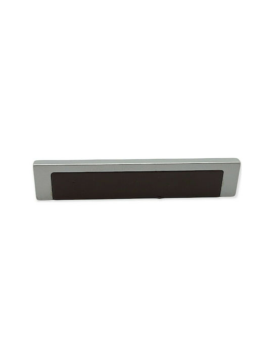 Knob Furniture made of Zamak & Metallic & Leather Dark brown. 105mm (Center Distance 96mm) 1058-10C1 1pcs