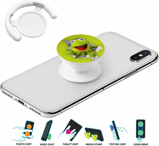 Koupakoupa Pop Socket for Mobile Phone Kermit Frog Phone Holders Stand Green