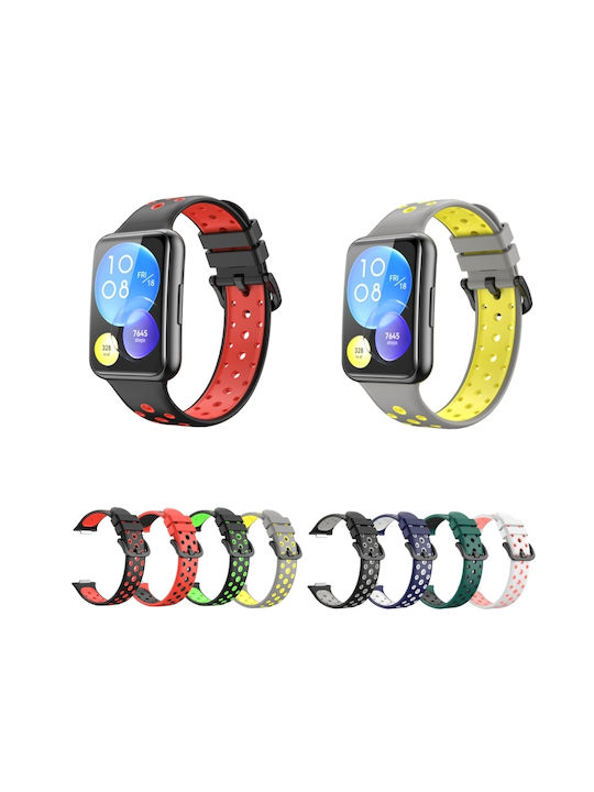Λουράκι Σιλικόνης Μαύρο (Huawei Watch Fit 2)