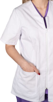 Medizinische Jacke Weiß