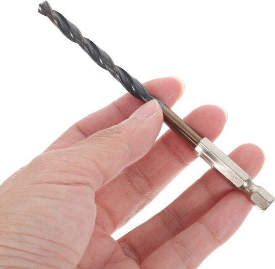 Set of 13 Drills Titanium with Hexagonal Shank for Metal