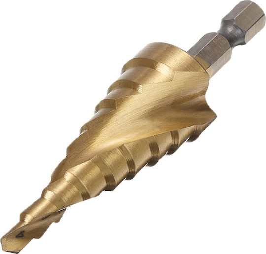 SKS Tools Σετ 3 Κωνικά Τρυπάνια Τιτανίου με Εξάγωνο Στέλεχος για Μέταλλο