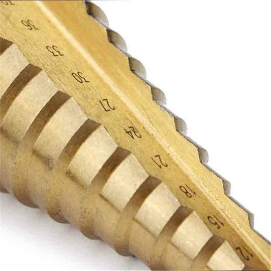 Konischer Bohrer HSS Titan für Metall και Holz 4-39mm