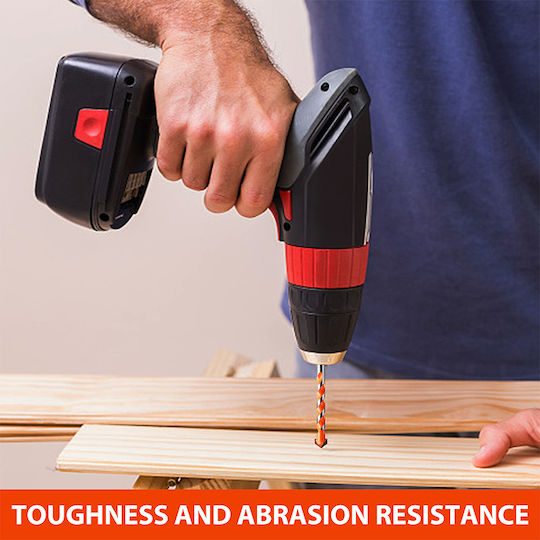 SKS Tools Σετ 5 Τρυπάνια Καρβιδίου με Τρίπλευρο Στέλεχος