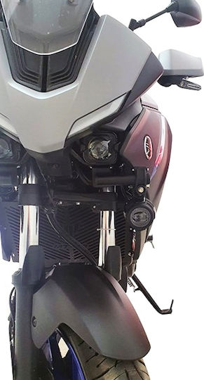 Moto Discovery Bases for Projectors Μοτοσυκλέτας in Black Color 313079