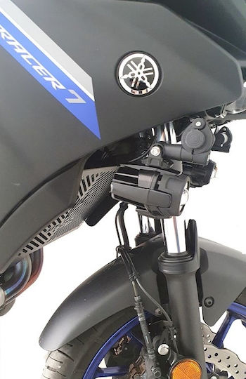 Moto Discovery Bases for Projectors Μοτοσυκλέτας in Black Color 313079