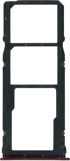 Sim Card Tray Dual Card Κόκκινο για Redmi 7