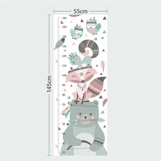 Caravelshop Kinder Wandsticker Wand 55x145cm