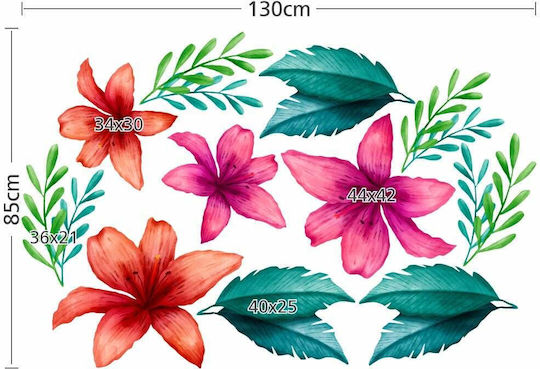 Caravelshop Детска стикерна за стена Стъкло 130x85бр 11бр Caravelshop Детска стикерна за стена Стъкло 130x85бр 11бр
